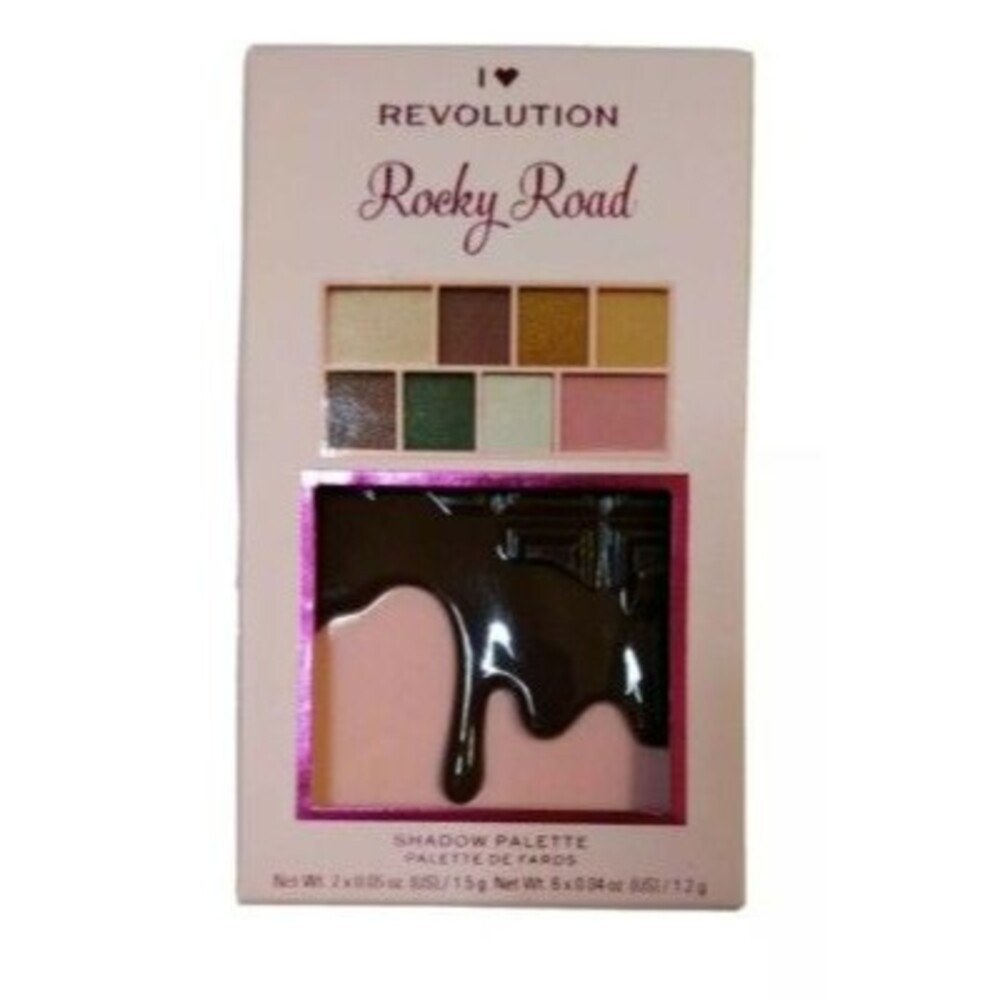 I Heart Revolution Eyeshadow (Rocky Road) Mini 8 Assorted Palette Makeup